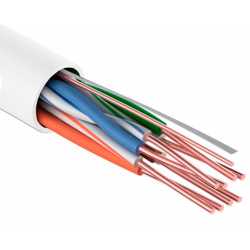 Кабель UTP 4PR x0,48 Standard (Cu) CAT5E PVC серый 305м Tantos Tantos Кабель витая пара