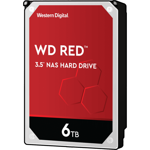 Жесткий диск HDD WD SATA3 6Tb NAS Red 5400 256Mb (replacement WD60EFZX, ST6000VN001, ST6000VN006)