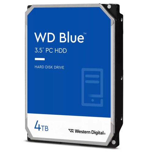 Жесткий диск HDD WD SATA3 4TB Blue 5400 RPM 256Mb (replacement WD40EZAZ,WD40EZRZ)