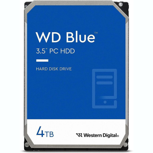 Жесткий диск HDD WD SATA3 4TB Blue 5400 RPM 256Mb (replacement WD40EZAZ,WD40EZRZ)