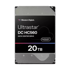 Жесткий диск HDD WD SATA Server 20Tb Ultrastar DC HC560 7200 6Gb/s 512MB (replacement WUH722020ALE6L4, WUH722020BLE6L4, ST20000NM002H, ST20000NM007D)