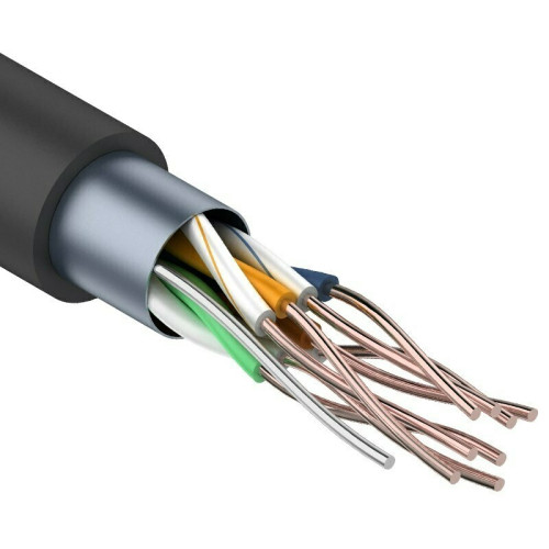 Кабель FTP 4PR x0,48 Standard (Cu) CAT5E LDPE Outdoor 305м Tantos Tantos Кабель витая пара