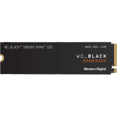 Твердотельный накопитель WD SSD Black SN850X, 4000GB, M.2(22x80mm), NVMe, PCIe 4.0 x4, 3D TLC, R/W 7300/6600MB/s, IOPs 1 200 000/1 100 000, DRAM buffer 4096MB, TBW 1200, DWPD 0.3 (12 мес.)