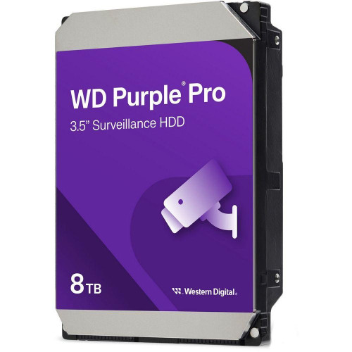 Жесткий диск WD SATA-III 8TB WD8002PURP Surveillance Purple Pro (7200rpm) 256Mb 3.5" 