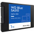 Твердотельные накопители WD SSD Blue SA510, 1.0TB, 2.5" 7mm, SATA3, R/W 560/530MB/s, IOPs 95 000/84 000, TBW 400, DWPD 0.2 (12 мес.)