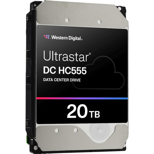 Жесткий диск HDD WD SAS Server 20Tb Ultrastar DC HC555 7200 12Gb/s 512MB 0B47749 with clips 12pc/box (replacement WUH722020BL5204)